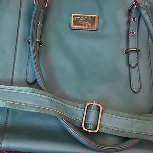 Mossimo Supply Co. Teal Tote Bag handbag